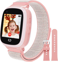 Thumbnail for Reloj Inteligente Niños, GPS Smartwatch Niño Pantalla táctil Localizador con SOS Video Llamada Musica Bluetooth Reloj Digital Watch Regalo Compatibles con iOS Android PTHTECHUS 4G