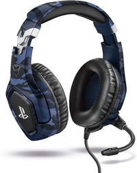 GXTrust Forze-B Gaming Headset Offiziell Lizenziert para PlayStation, Blau