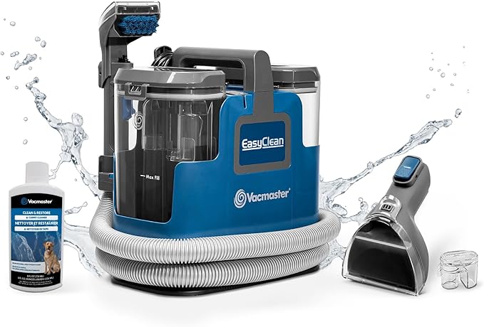 Vacmaster SCB0501 Aspirador de alfombras Limpiador de Manchas Multisuperficie para Alfombras, Moquetas, Tapicería, Escaleras y Coche 500W