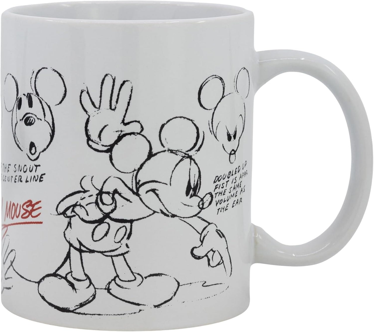 Stor Taza de cerámica para niños de 200 ml en caja regalo de Mickey Mouse