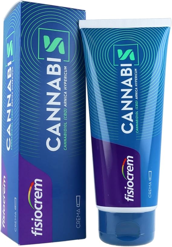 Fisiocrem Cannabis 200 ml | Crema Corporal con CBD, Árnica e Hipérico | Efecto Calor y Confort | Hidratación y Bienestar Diario