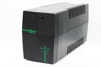 Master Power, Sistema de Alimentación Ininterrumpida SAI, UPS 650 VA, Tensión Constante de Salida 360W, 2 Enchufes Schuko