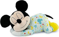 Clementoni Disney Baby – Mickey Relaxing Plush - Peluche para recién Nacido a Partir de 0 Meses, para Promover la relajación y la relajación con Ruido Blanco, Terapia de Color, Luces y melodías