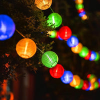 Thumbnail for Uping Guirnalda Luces Pilas Interior Exterior Guirnalda Luminosa 20 Farolillos LED de Papel Exterior Decoracion Jardin Balcon Terraza (Multicolor)