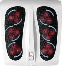 Thumbnail for HoMedics Deluxe Shiatsu Masajeador Eléctrico para Pies con Calor – 6 Nodos Giratorios, 18 Cabezales de Masaje Plantar, Suaviza los Músculos