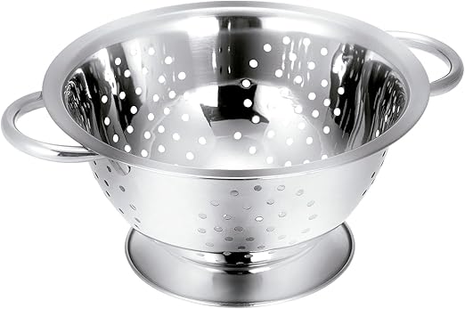 Tescoma GrandCHEF Escurridor con Base, Acero Inoxidable, Plateado, 35x28x11.5 cm