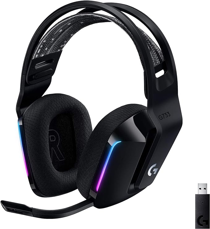 Logitech G G733 Lightspeed Auriculares con Micrófono Inalámbricos