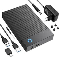 Pixelure 6Gbps USB 3.0 Carcasa para SATA SDD/HDD de 2,5/3,5