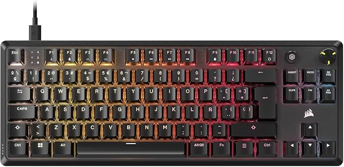 Corsair K70 Core TKL RGB Teclado Tenkeyless para Juegos – Negro