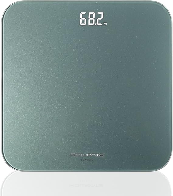 Rowenta Classic 2.0, báscula de baño, pantalla invisible de fácil lectura, eucalipto, BS1903V0