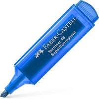 Faber-Castell 154652 - Caja de 10 Marcadores Fluorescentes Textliner 46 - Azul
