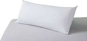 Savel - Funda de Almohada Impermeable con Cremallera | 40 x 105 cm | Protector de Almohada con Tejido de Rizo 100% Algodónn Transpirable Barrera PU Resistente al Agua y Antiácaros