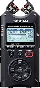 Tascam DR-40X grabadora de audio portátil de 4 pistas, usb2.00