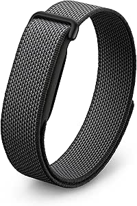 Google Fitbit Air - Pulsera de Actividad con monitorización de la Actividad física, la frecuencia Cardiaca y el sueño - Asesoramiento Personalizado basado en IA - hasta 7 días de batería - Obsidiana