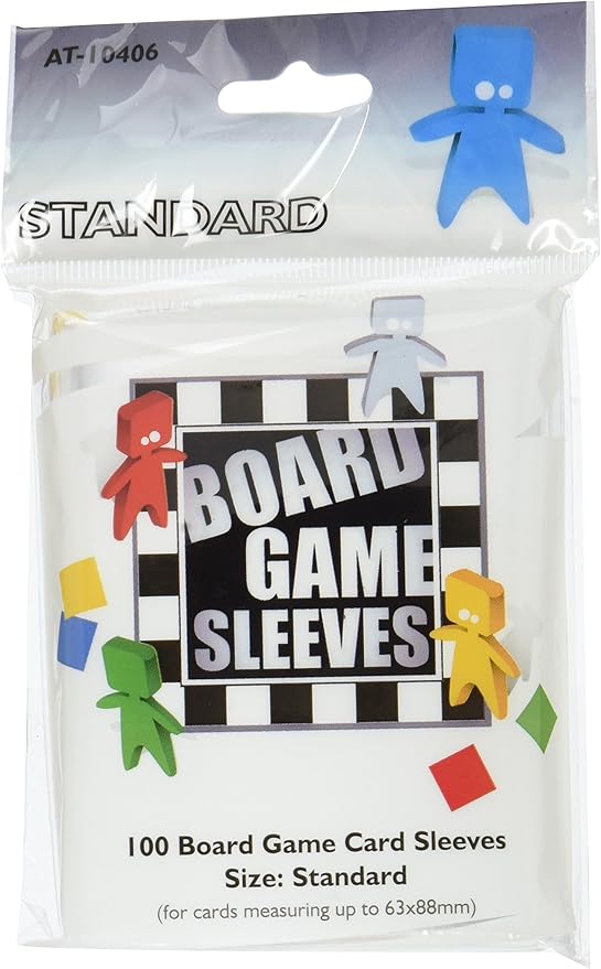 Arcane Tinman Lot de 100 Sleeves Board Game 63x88mm (Transparent)