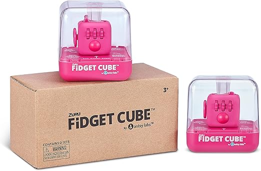 Fidget Cube Mailbox (Paquete de 2), Rosa