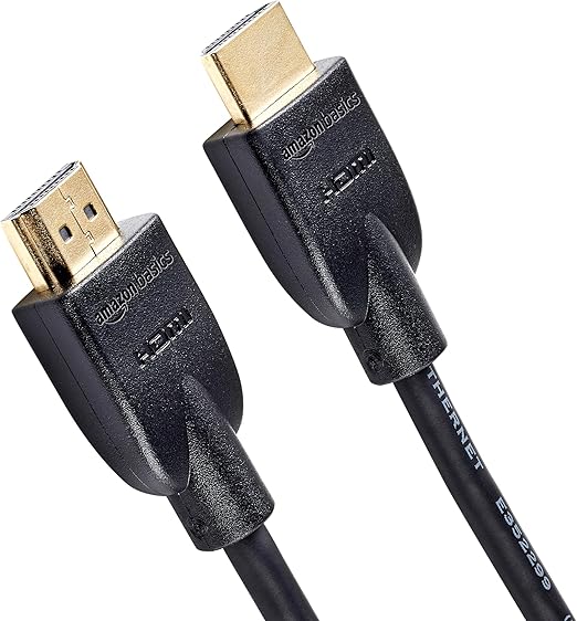 Amazon Basics 3m Cable HDMI A 2.0 de Alta Velocidad Ultra HD, Negro