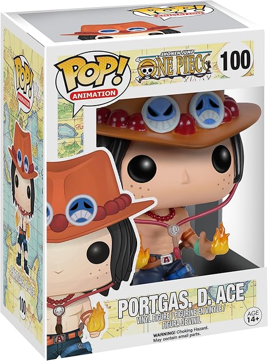 POP Funko Animation: One Piece - Portgas D. Ace - Figura de Vinilo Coleccionable - Idea de Regalo- Mercancia Oficial - Juguetes para Niños y Adultos - Anime Fans - Muñeco para Coleccionistas