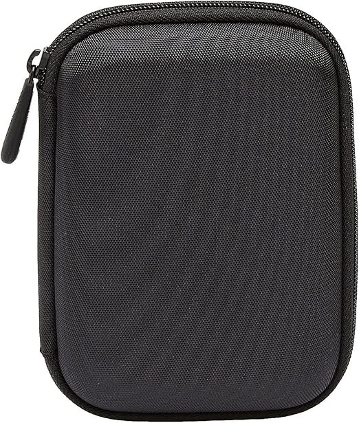 Amazon Basics Schutzhülle für Externe Festplatten, 15.1 x 10.8 x 4.2 cm, Schwarz