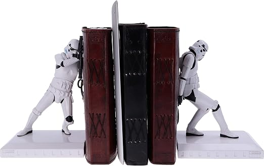 Nemesis Now Figurine de Serre-Livres The Original Stormtrooper sous Licence Officielle, en résine, Blanc, 18,5 cm