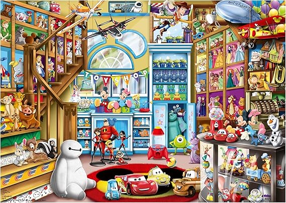 Ravensburger - Puzzle 1000 Piezas Disney Tienda Juguetes | Puzzle Adultos | para Toda La Familia | 70x50 Cm | Rompecabezas Adultos