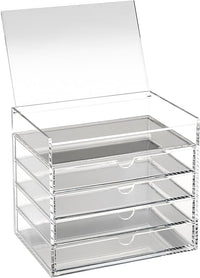 OSCO Acrylic 5 Drawer Chest with Flip-Up Lid, A3280