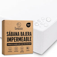 Bisoo Sabana Magica Bajera 30x75 Blanca para Moisés Capazo y Cochecito Bebé