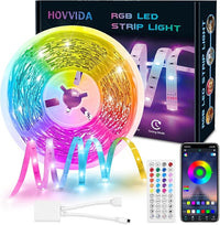 HOVVIDA Tira LED 10m, RGB Luces LED 10m, 150 LED, LED 10m, 30 LED/Metro