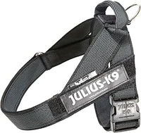 Julius-K9 Arnés De Correa, Negro-Gris, L / 1