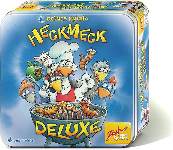 Zoch Heckmeck Deluxe 601105073 Juego de Dados turbulentos en una práctica Caja de Metal, a Partir de 8 años