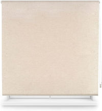 Blindecor Estor Opaco a Medida | Color Lino | 150 x 230 cm (Ancho por Alto) Tamaño de la Tela 147 x 225 cm | Estores Enrollables Opacos para Ventanas