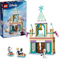LEGO | Disney Frozen Castillo Helado de Arendelle de Juguete - Kit de Maquetas con Mini Muñecas de Princesas Elsa y Anna, Muñeco de Olaf, Figura de Pingüino - Regalo para Niñas de 5+ Años 43265