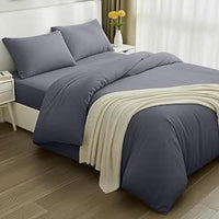 Utopia Bedding 4 Piezas Juego de Cama - Cama 150 (Gris)