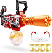 XSHOT ZURU - Lanzador motorizado Hyper Gel Gatling con 5.000 perdigones de ZURU, lanzador motorizado para exteriores para niños y niñas, adolescentes y adultos a partir de 14 años