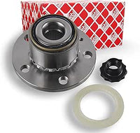 febi bilstein 24414 kit cuscinetto ruota con mozzo ruota, anello a impulsi ABS e dado asse, 1 unità