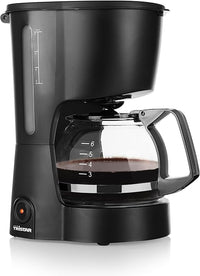 Tristar Kaffeemaschine, 6 Tassen Kapazität, 600W, Warmhaltefunktion, Automatische Abschaltung, Permanentfilter, Anti-Tropf-System, Kompakt und Tragbar, Leicht zu Reinigen, CM-1246