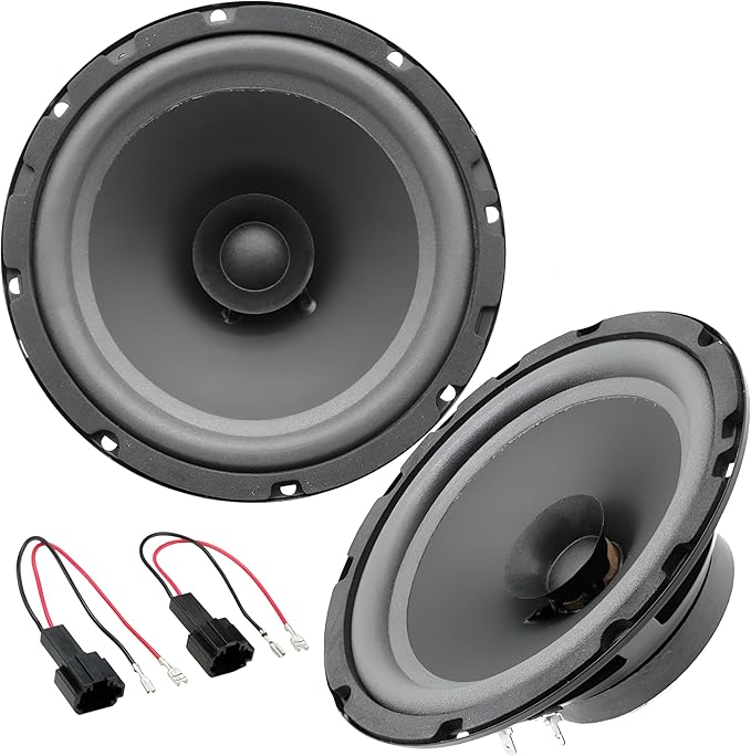 sound-way Altavoces bicónico 16,5 cm – 120 Vatios para Peugeot