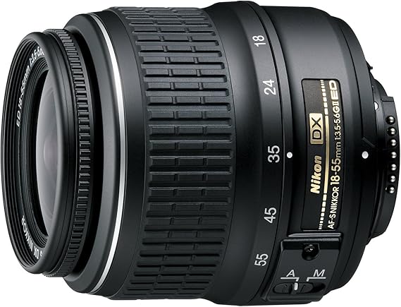Nikon AF-S DX Zoom-Nikkor 18-55mm 1:3.5-5.6G ED II Lens Black