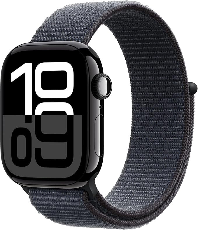 Apple watch Apple Watch Series 10 GPS 42mm Caja en Aluminium Negro azabache con Correa deportiva Violeta tinta