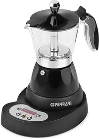 Thumbnail for G3 Ferrari G10045 Risveglio Espresso - Cafetera moka eléctrica programable, 400 W, 3 tazas, aluminio, negro