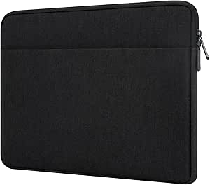 HEDUGO Funda para Portátil con Bolsillo para Accesorios Funda Acolchada para Ordenador de 13 a 14 Pulgadas Compatible con MacBook Air/Pro Funda Protectora de 13” a 14” Chromebook/Ordenador Portatil