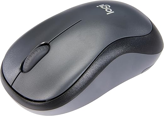 Logitech M220 SILENT Ratón Inalámbrico, 2.4 GHz, Receptor USB, Seguimiento Óptico con Resolución de 1000 dpi, Batería de 18 Meses, Ambidiestro, Compatible con PC, Mac, Portátil - Gris