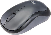 Logitech M220 SILENT Ratón Inalámbrico, 2.4 GHz, Receptor USB, Seguimiento Óptico con Resolución de 1000 dpi, Batería de 18 Meses, Ambidiestro, Compatible con PC, Mac, Portátil - Gris