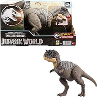 Mattel Jurassic World Ecrichinatosaurio Rugido Salvaje Figura de dinosaurio con sonido de rugido y función de ataque continuos, juguete físico articulado, +4 años, HTK70