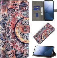 BOLELAW Funda para Xiaomi Redmi Note 14 Pro/Redmi Note 14 Pro Plus de piel con tapa a prueba de golpes con [cierre magnético] [función atril] [ranuras para tarjetas] Smart Wallet Case, gato