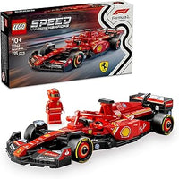 LEGO Speed Champions Coche de Carreras Ferrari SF-24 F1 de Juguete, Maqueta de Vehículo Rojo de Fórmula 1 y Minifigura de Piloto para Coleccionar, Regalo para Niños y Niñas de 10 Años o Más 77242