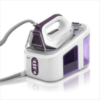 Thumbnail for Braun CareStyle 3 Pro IS 3155 VI - Plancha de vapor con suela FreeGlide 3D (2400 W, presión de la bomba de 6,5 bar, vapor de 430 g/min, vapor vertical, depósito de agua de 2 L), color morado