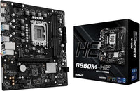 Asrock B860M-H2, Intel B860, 1851, Micro ATX, 2 DDR5, 2 HDMI, GB LAN, 2X M.2