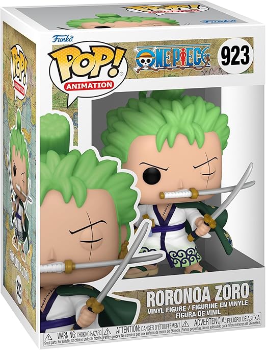 Funko POP! Animation: One Piece - Roronoa Zoro - Figuras Miniaturas Coleccionables Para Exhibición - Idea De Regalo - Mercancía Oficial - Juguetes Para Niños Y Adultos - Fans De Anime