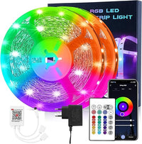 HOVVIDA Tira LED 20M WiFi, Compatible con Alexa y Google Home, 30 LED/Metro, 24V RGB Luces 600 LED, APP y Mando a distancia, Modo de Música, LED para Habitación, Sala, Cocina, Dormitorio, Bar, Fiesta